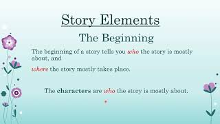 Story Elements - Reading Comprehension