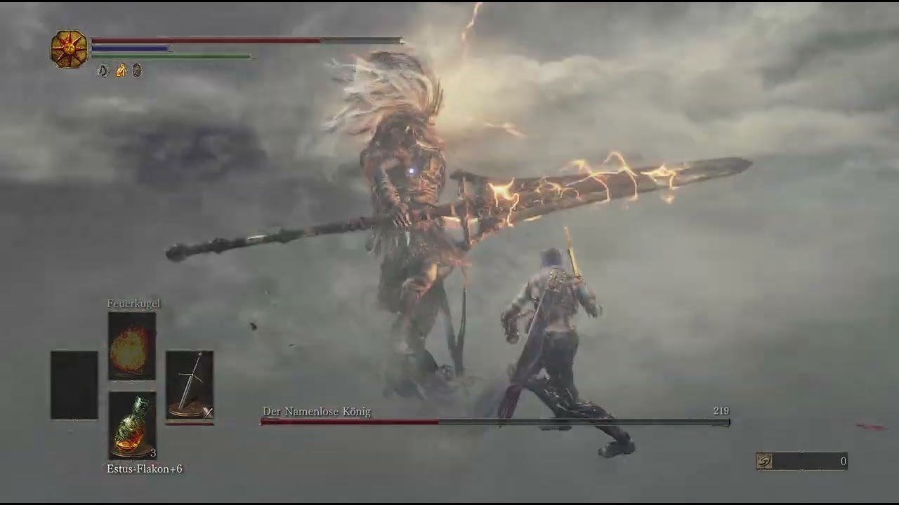 Nameless King Dark Souls 3 - skill-less win lol