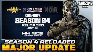 Warzone Mobile Season 4 Reloaded New Update || Optimization Update for Android iOS