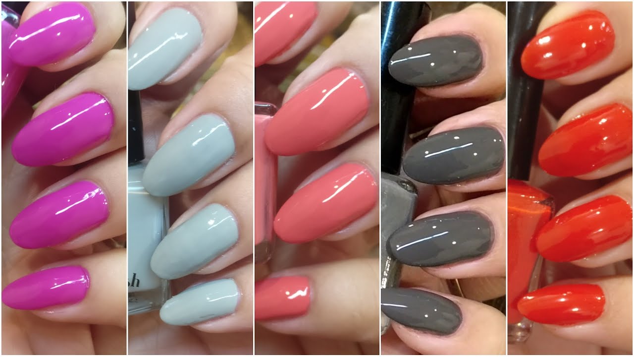 Faces Splash nail polish collection Review and swatches Affordable nail paints