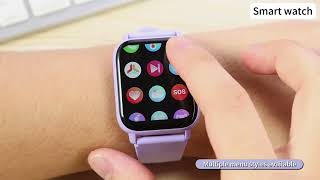 European New 1.83 Full Touch Qs13 Multifunctional Womens Bluetooth Music Smartwatch