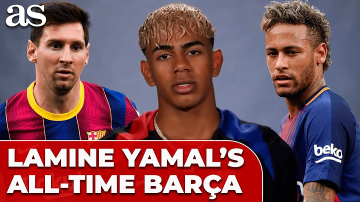 LAMINE YAMAL reveals his ALL-TIME FC BARCELONA XI
