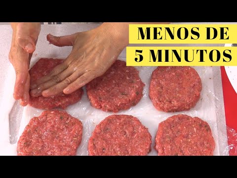 El secreto de cómo preparar carne para hamburguesa