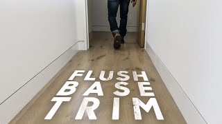 Flush Base & Trim-Less Doors - Secrets To Modern Details
