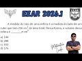 EEAR 2026.1 A medida do raio de uma esfera é a medida do lado de um cubo que tem 216 cm2 de área to