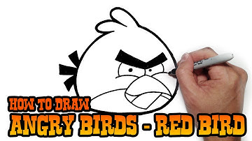 How to Draw Angry Birds- Super Simple Video Lesson