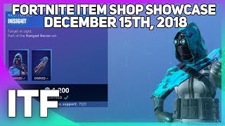 Fortnite Item Shop *NEW* LONGSHOT AND INSIGHT SKINS! [December 15th, 2018] (Fortnite Battle Royale)