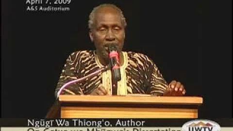 Ngugi wa Thiong'o : On Gatua wa Mbugwa's Dissertat...