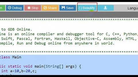 Online GDP Compiler for Java Programming