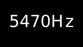 Speaker Sound Test 5470Hz