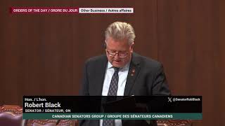 Senator Rob Black - Question to Senator Gold on Bill C-252 at Second Reading - March 20, 2024