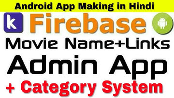 Admin App Making in Kodular | Firebase Data Store | Movie App Making with Category