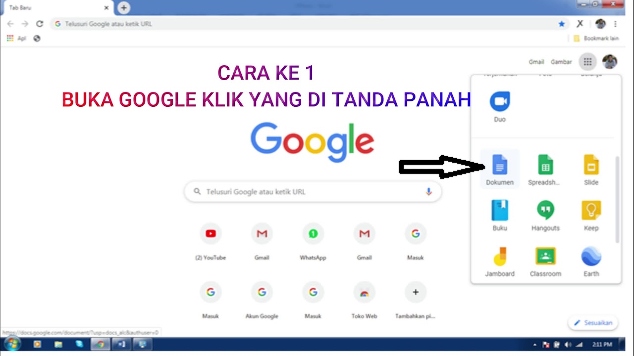 Cara mengetik menggunakan suara, Voice typing di google docs 