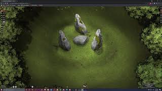 Standing Stones Animated Forest Battlemap