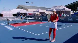Salome Devidze Takes Game 1 | The 2023 APP Dallas Open | Women's Pro Singles Final screenshot 4