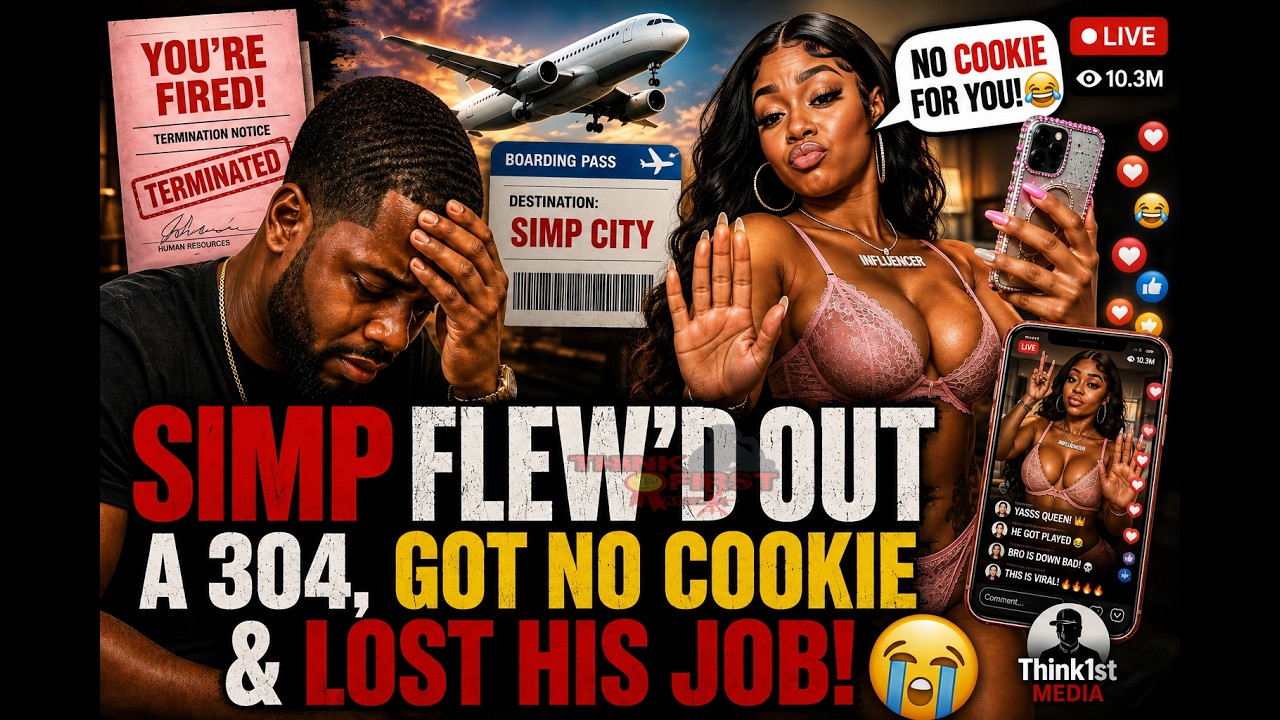 SIMP Flew'd Out a 304 — Got No Cookie & Lost His Job!