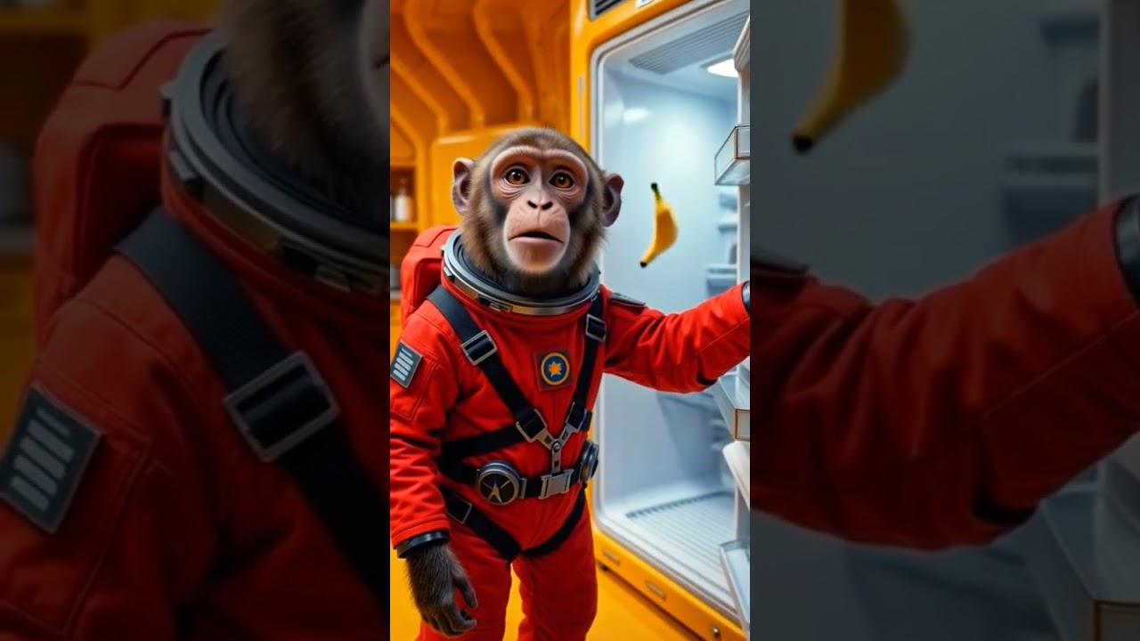 SPACE MONKEY ADULTING HITS DIFFERENT 😭🍌(relatable AF)