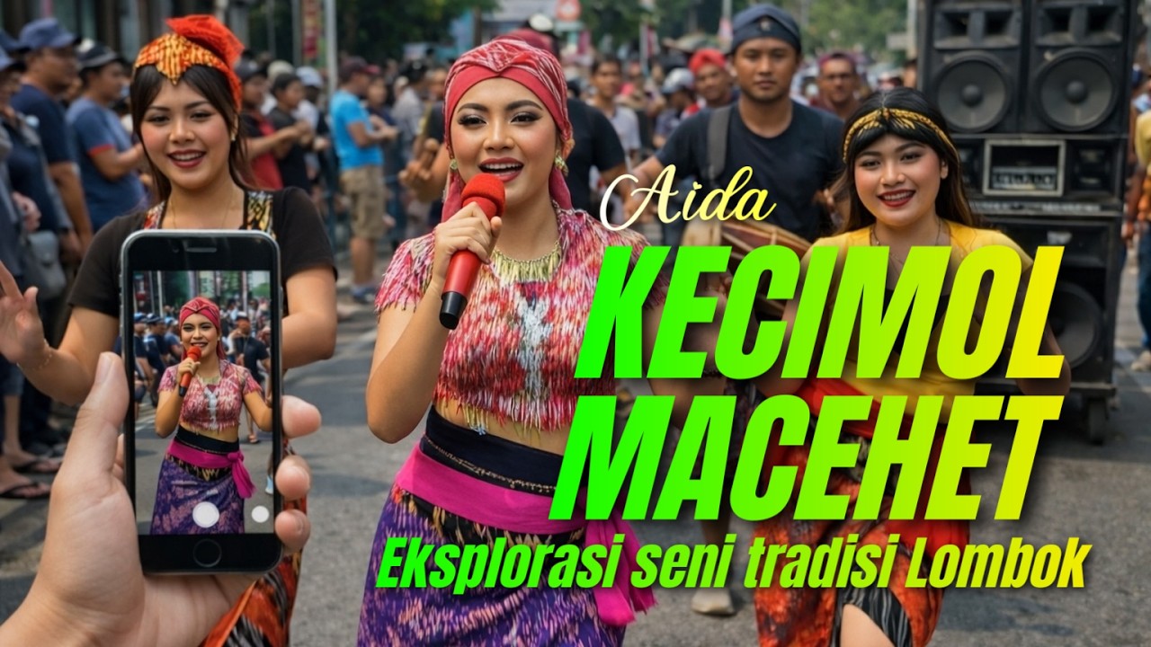AIDA-KECIMOL MACEHET | SAZ VISUAL MUSIC.#lagubarusasak