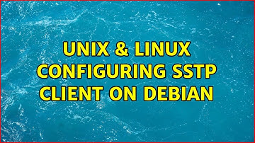 Unix & Linux: Configuring SSTP client on Debian
