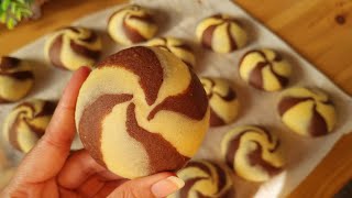 How to make Marbled Cookies | Swirl Cookie Recipe | Marble cookies Recipe |Watch Over