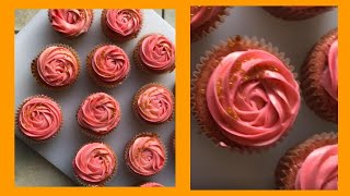 Strawberry Cupcakes | Mothers Day Recipe | Delectable Flavours - Simply Delightful Recipes