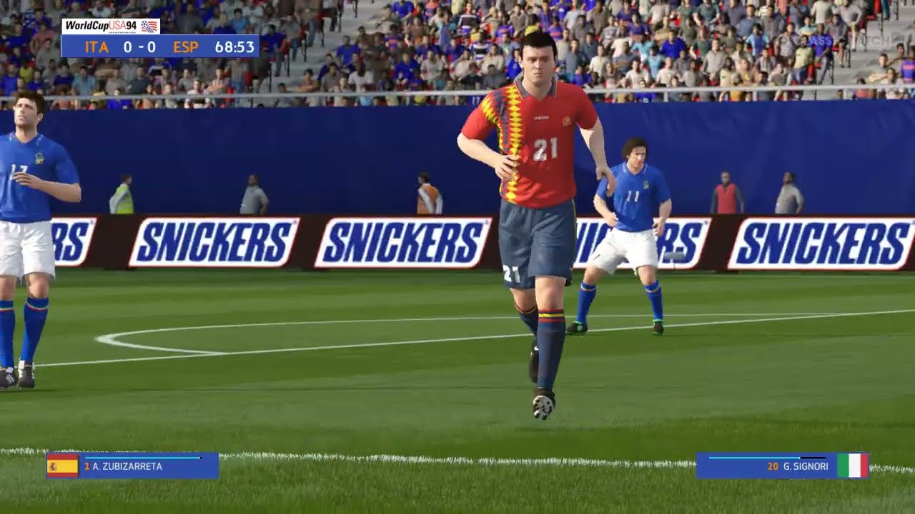 Fifa 16 - Classic Patch - World Cup 1994 - Italy v Spain - Semi Final