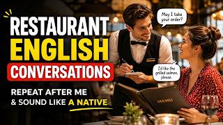 Restaurant English Conversations | Repeat After Me & Sound Like a Native