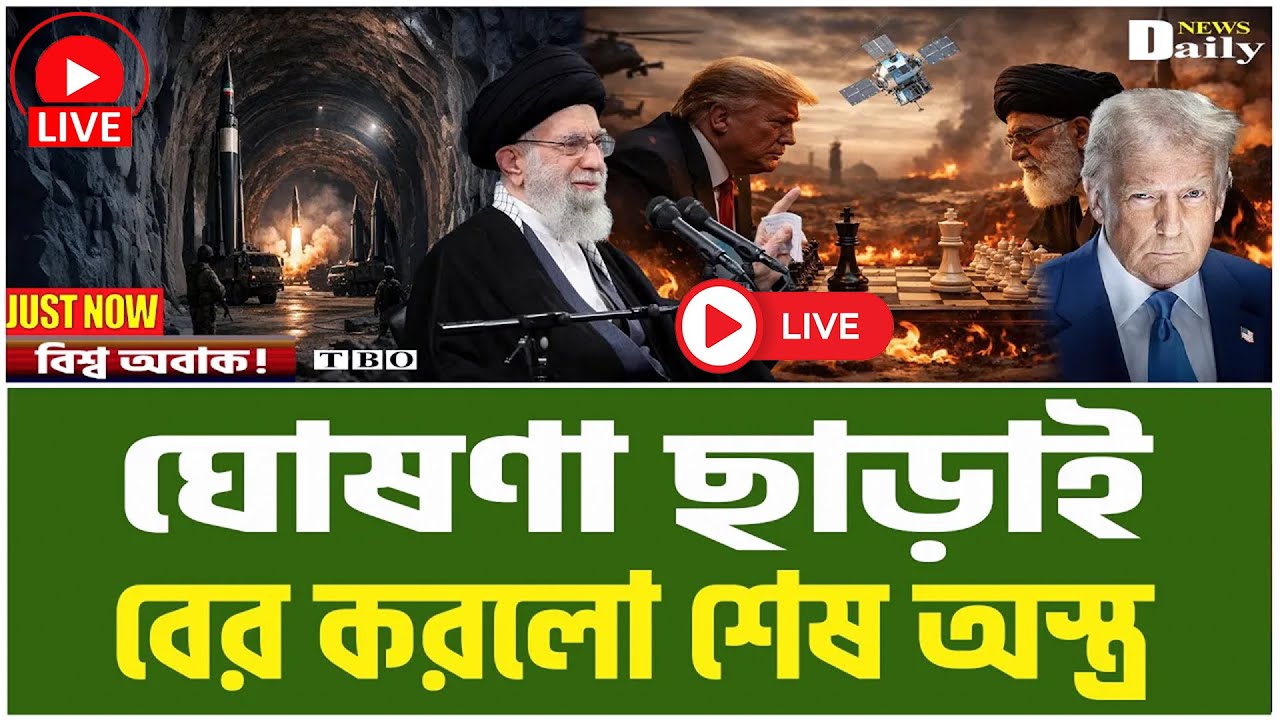 গোটা বিশ্ব হতবাক! ইরানের গোপন অস্ত্রে ভাঙল আমেরিকার দখল ! Iran News Today ।TBO Daily News।