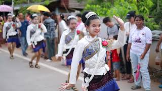 โรงเรียนโพนเมืองประชารัฐ “ดร.ก่อ สวัสดิ์พาณิชย์ อนุสรณ์” ขบวนรำบุญบั้งไฟ 2567(2)