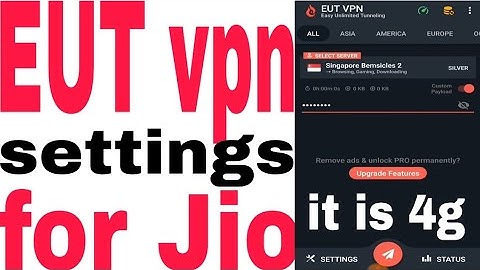 EUT VPN 4G SETTING FOR JIO IN JAMMU AND KASHMIR.