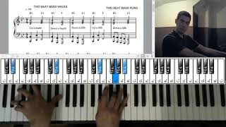 Piano Tutorial  Left Hand Walks and Runs for Hymnplaying and Improvising (Piano Lesson)