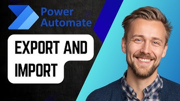 How to Export and Import Power Automate Desktop Flows | Step-by-Step Tutorial 2025