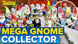 Gnome collector has 240 gnomes | Today Show Australia