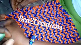 Teaching My Students How To Make A Beaded Bags..