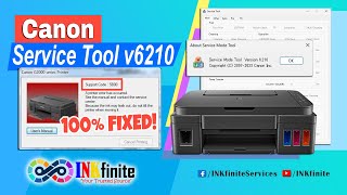 How To Reset Canon Pixma G1020 G2010 G2020 G3010 G3020 G4020 Printer Fix 5B00 Error Inkfinite