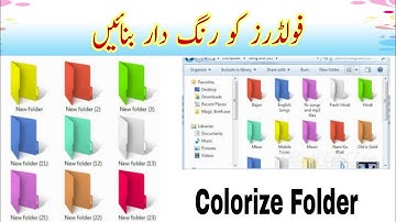 Change Folder Color in Windows 10\ PC Tips and TRICKS |Folderico  Review| Folder colorizer 2 Full