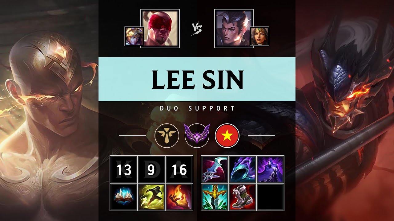 Lee Sin Support vs Xin Zhao - VN Master Patch 25.18 - YouTube