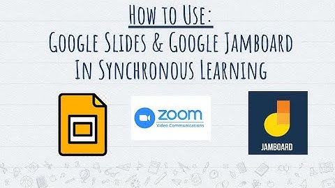 How to Use Slides & Jamboard in Zoom
