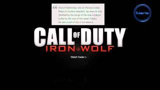 NEW Call of Duty 9 Black Ops 2 - 2012 Iron Wolf information!