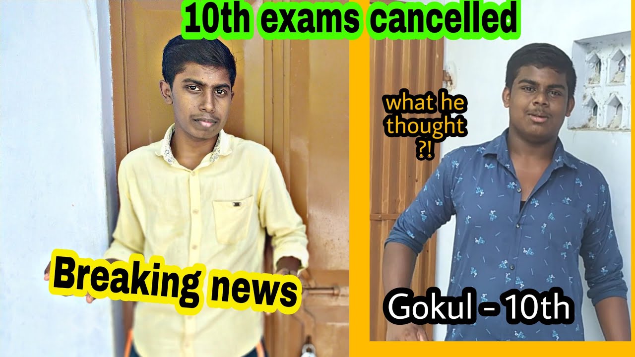10 th public exams are cancelled | Breaking News | 10th student's feel