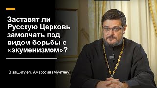 Заставят ли Русскую Церковь замолчать под видом борьбы с «экуменизмом»? В защиту еп. Амвросия