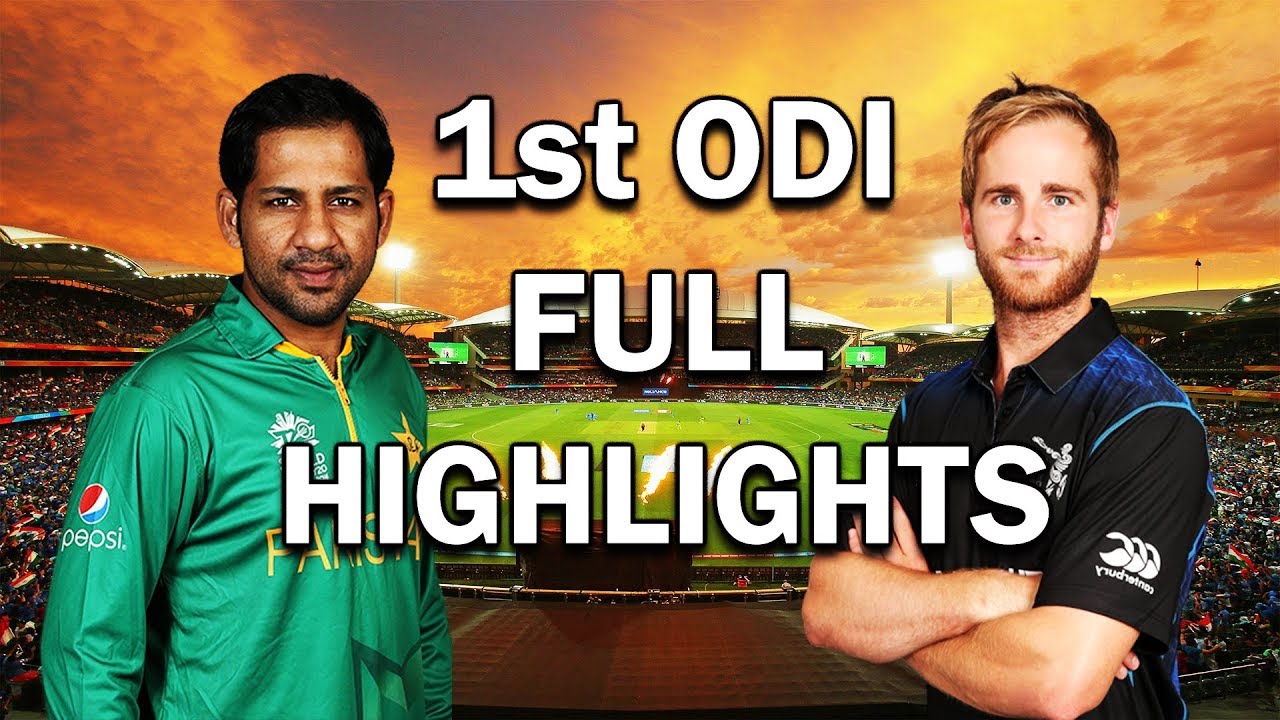 New Zealand vs Pakistan 1st ODI 2018 Full Highlights - YouTube