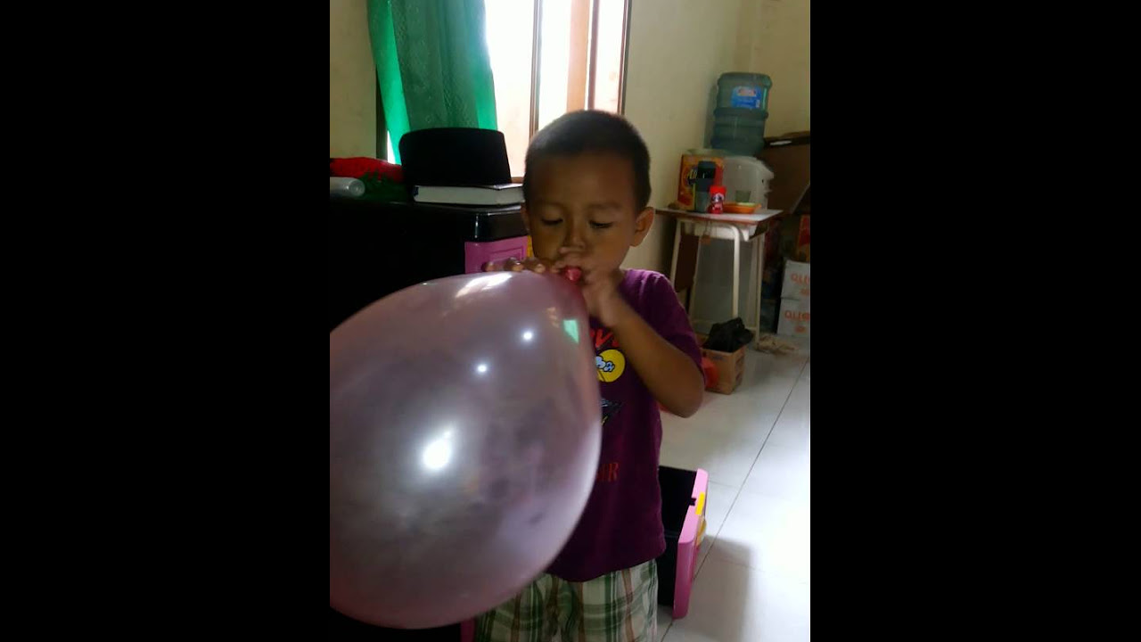 Meletus balonku, Hatiku sangat kacau.