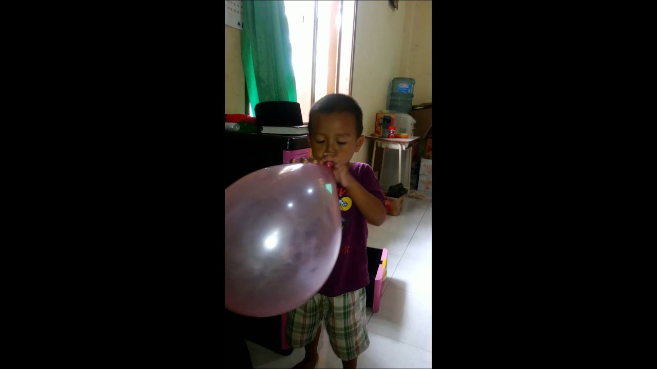 Meletus balonku, Hatiku sangat kacau.