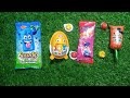 ASMR Most Popular Candys / some lots of colorful rainbow lollipop candy /unpacking chocolate eat.!