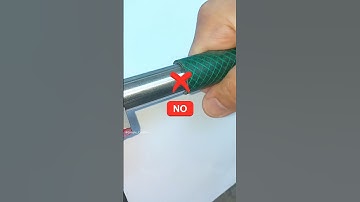 Remember this tip! How to securely clamp a hose with wire? #shorts