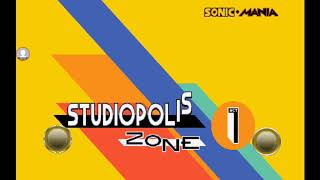 Sonic mania mobile:Studiopolis test