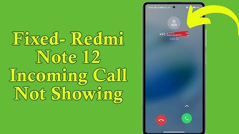 Redmi Note 12 Incoming Call Not Showing? Fix It Now! | Working Tutorial | Android Data Recovery