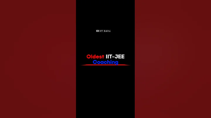 Oldest IIT-JEE Coaching 🗿 | IIT Motivational Video | IIT Bombay | #iit #nevergiveup #jee #nit #aim