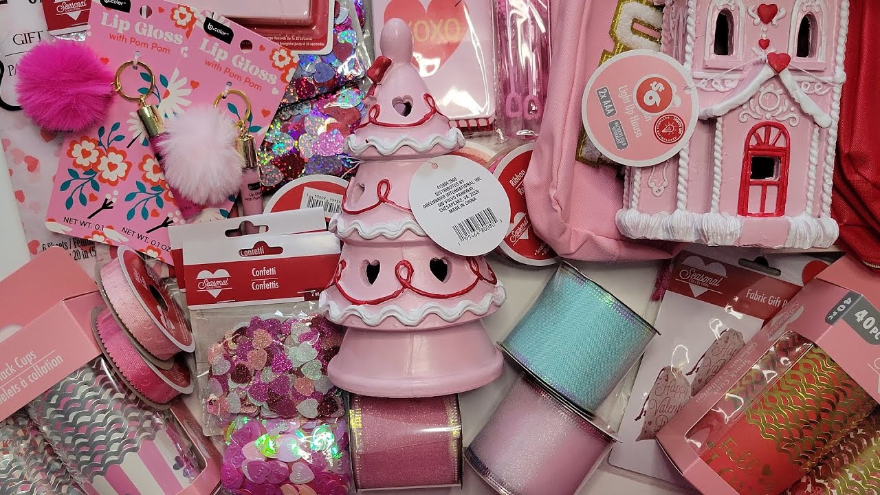 Огромная закупка товаров для творчества ко Дню святого Валентина в Dollar Tree 💘 Множество интере...